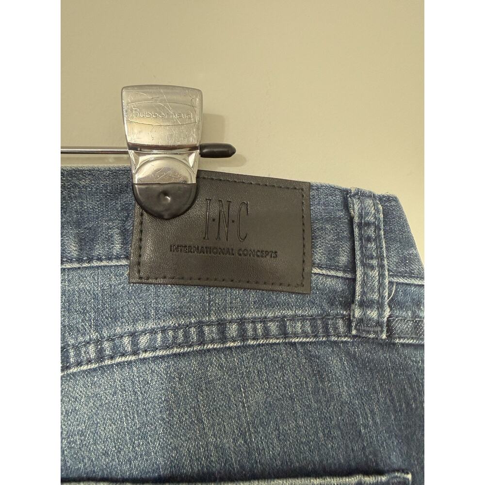 NWT I.N.C. International Concepts Jeans Skinny Stretch Mid-Rise Blue Size 38x30 - Picture 8 of 14